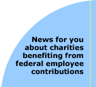 News about charities benefitting from federal employee contributions